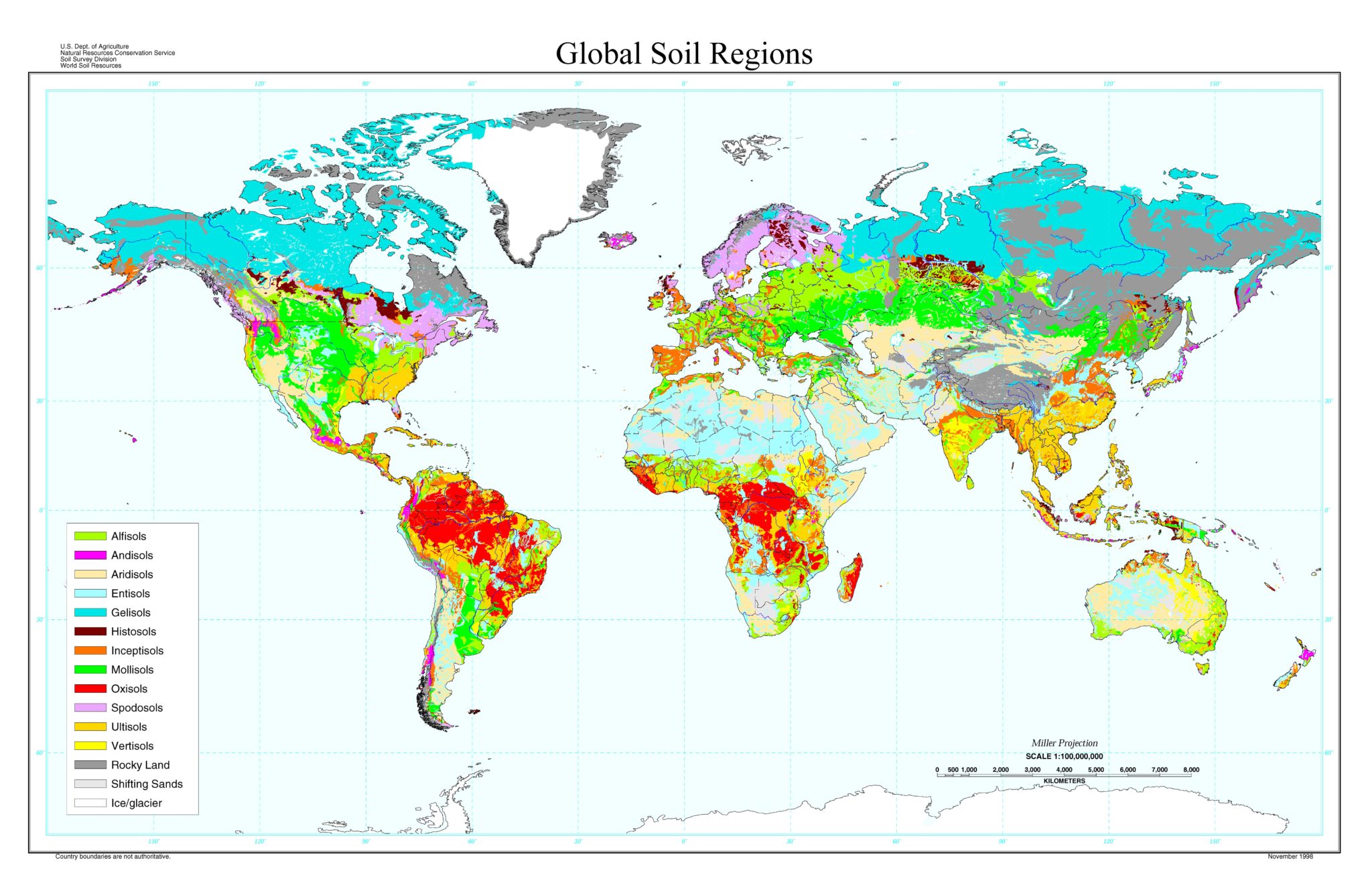 Mapa mundial de tipos de suelo Vida en la tierra Mapa mundial de tipos de suelo Vida en la tierra